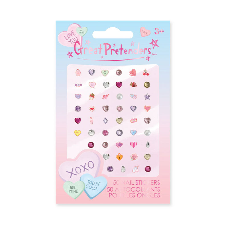 Candy Heart Nail Stickers