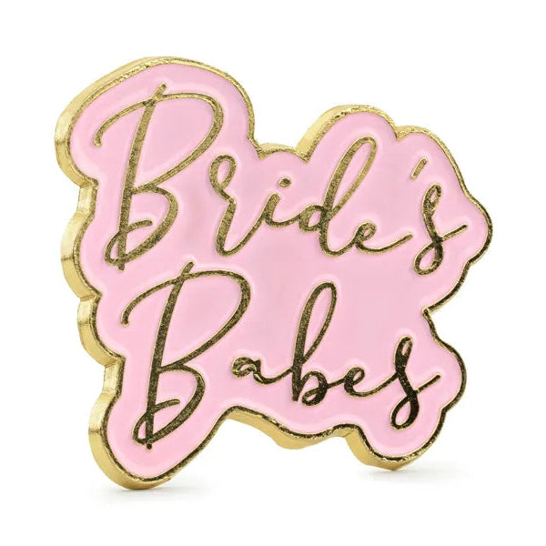 Bride's Babes Pink Pin