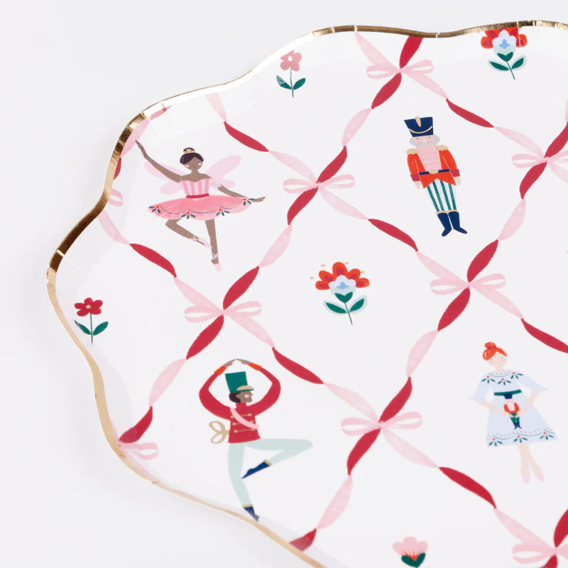 Nutcracker Ballet Christmas Plates