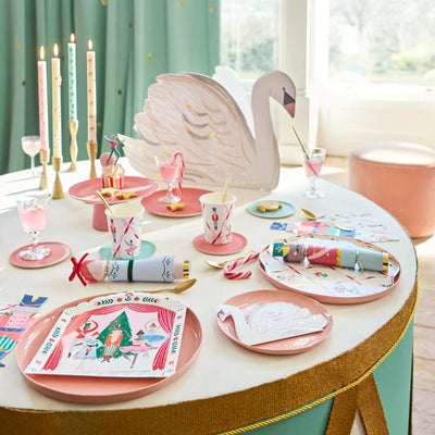 Christmas plates Nutcracker ballet scene