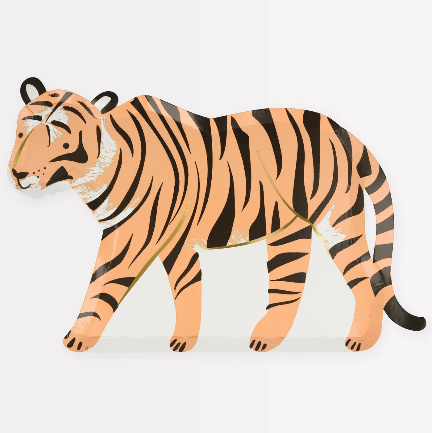 Tiger plate / 8 pcs.