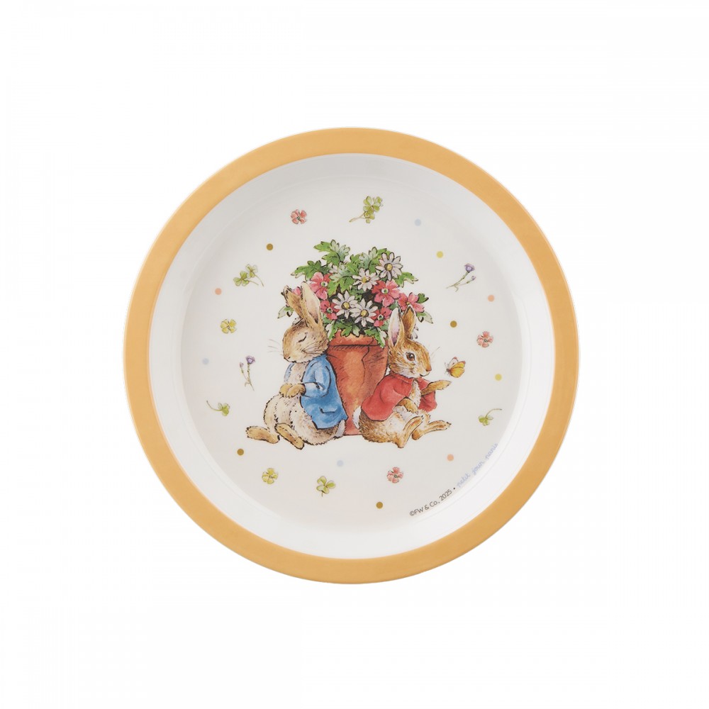 Plato de postre Spring Flower Peter Rabbit