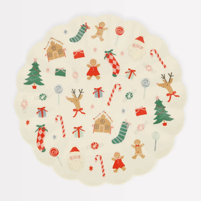 Jolly Christmas Melamine Plate