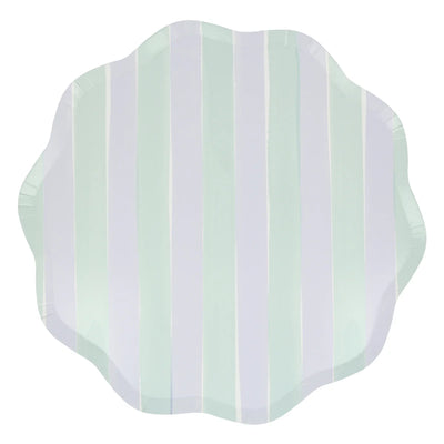 Spring Stripe mix plates / 8 pcs.