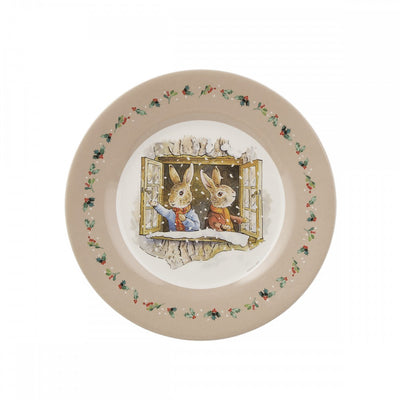 Prato de sobremesa de Natal Peter Rabbit para janela