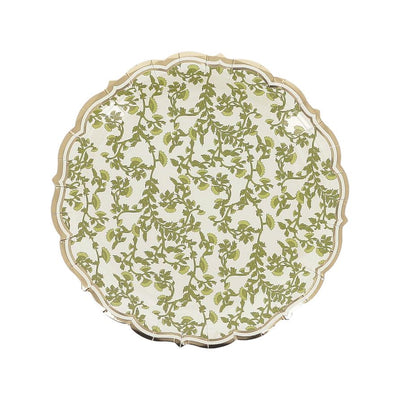 Olive-colored bottom plates