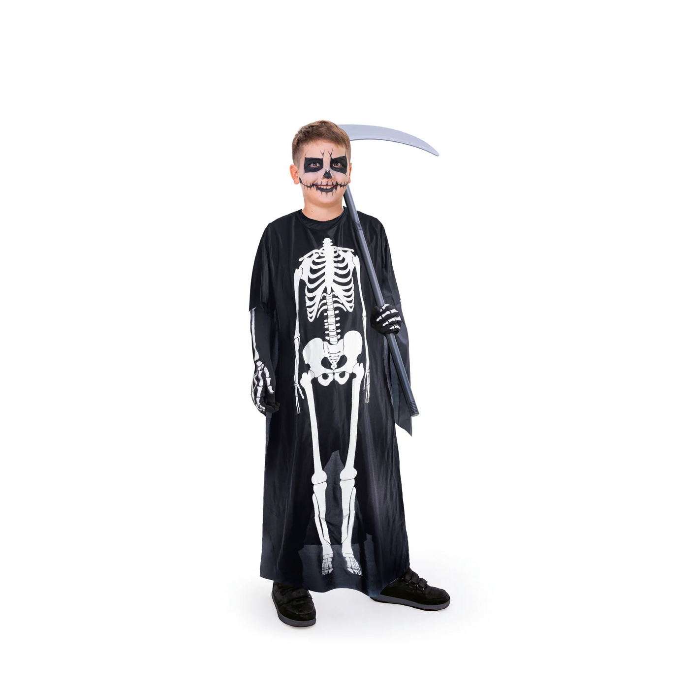 Poncho calavera Halloween basic