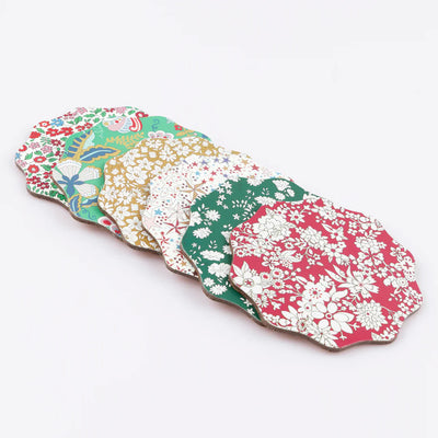 Conjunto de 6 bases para copos Liberty Winter.