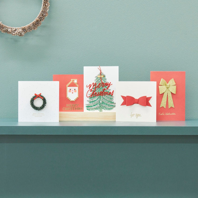 3D Christmas Wreath Card