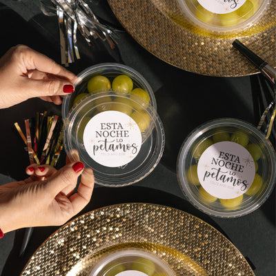 Caja para uvas "Esta noche lo petamos"