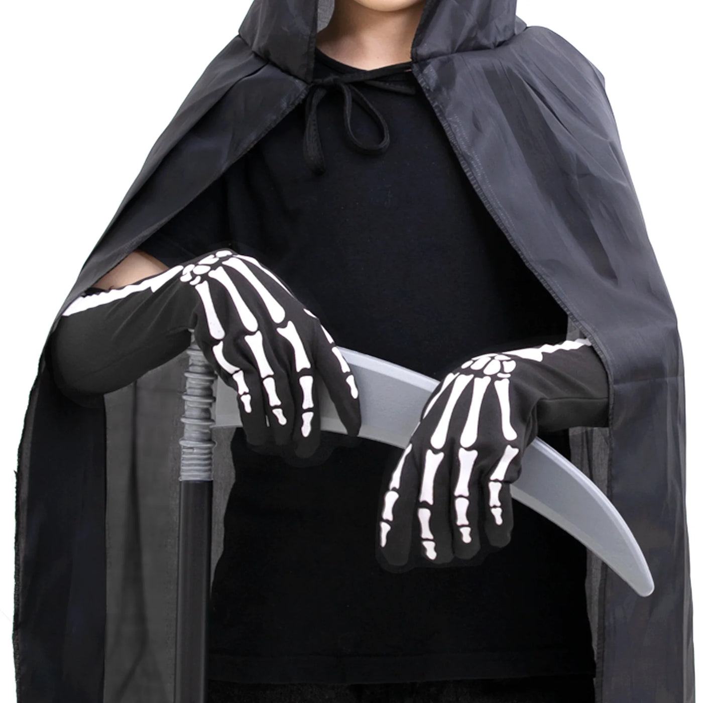 Guantes largos de esqueleto Halloween