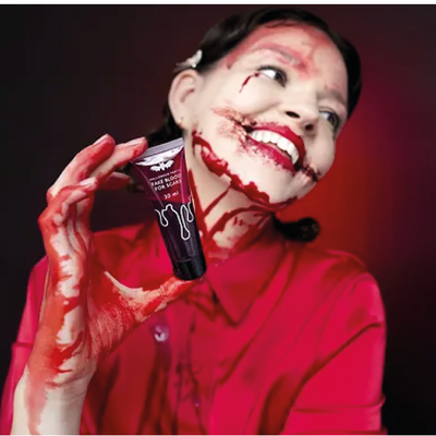 Tubo gel sangre falsa Halloween