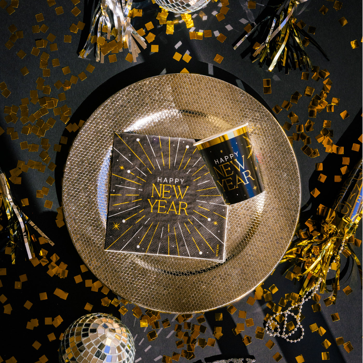 Servilletas Nochevieja 'Happy New Year' / 30 uds.