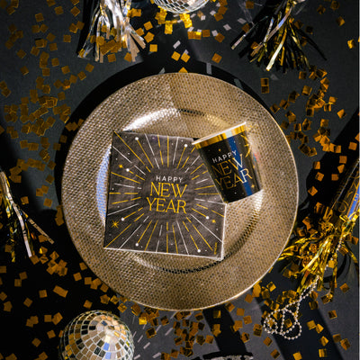 Servilletas Nochevieja 'Happy New Year' / 30 uds.