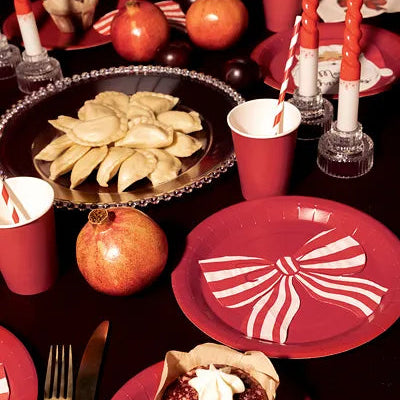 Red Bow Napkin/ 12 pcs.