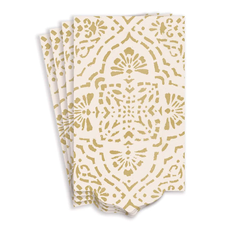 Annika golden Buffet napkins / 12 pcs.