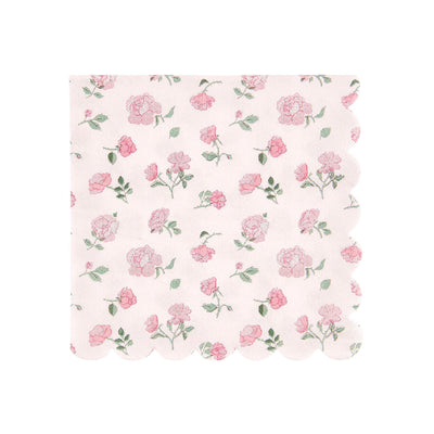 Flower printed napkin / 20 pcs.