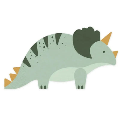 Dino Triceratops Napkin / 12 pcs.