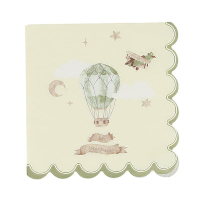 Cloud and balloon napkins / 10 pcs.