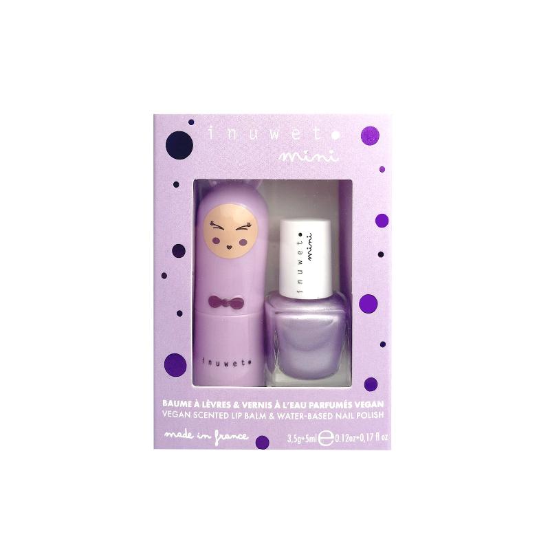 Cloud &amp; Blueberry Lip Balm &amp; Nail Polish Set