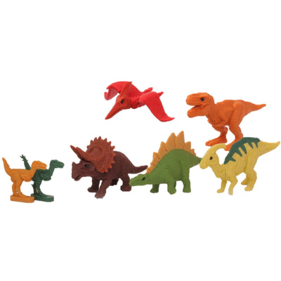 Set gomas de borrar Dinosaurios IWAKO