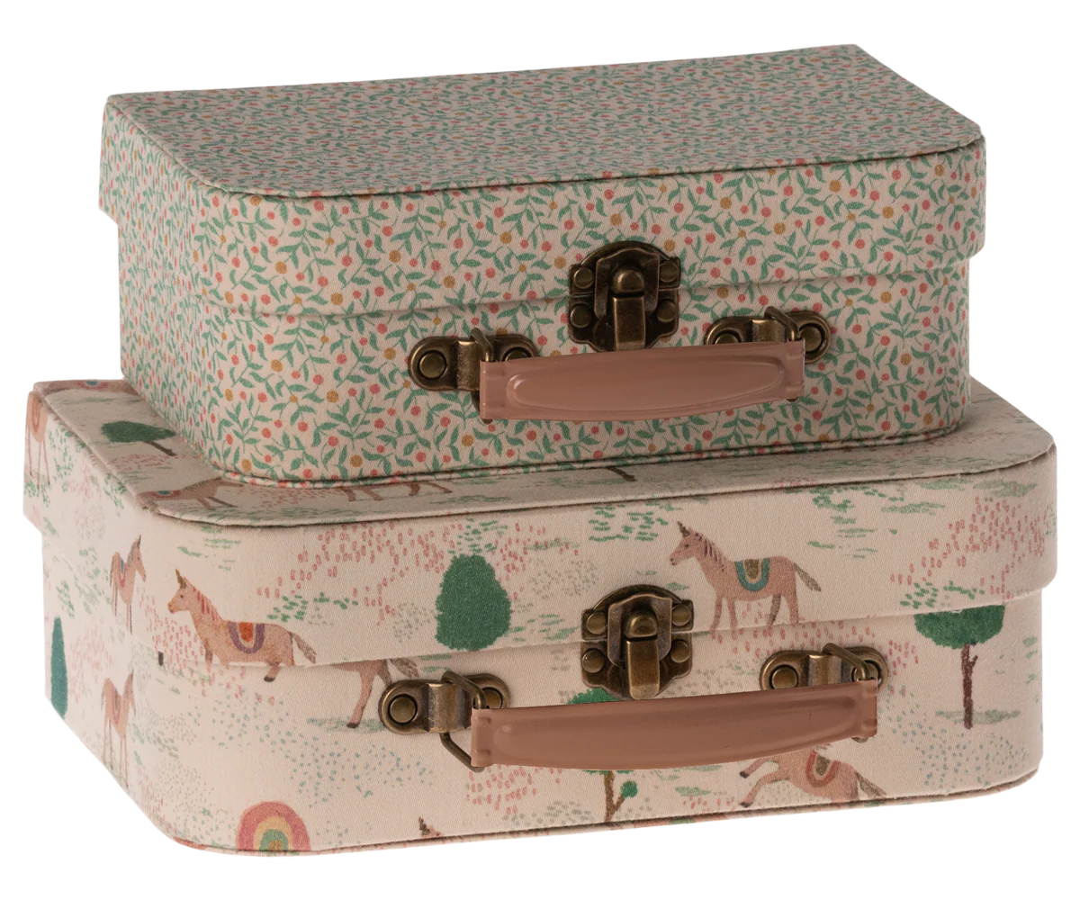 Unicorn &amp; Flowers Suitcase Set / 2 pcs. 