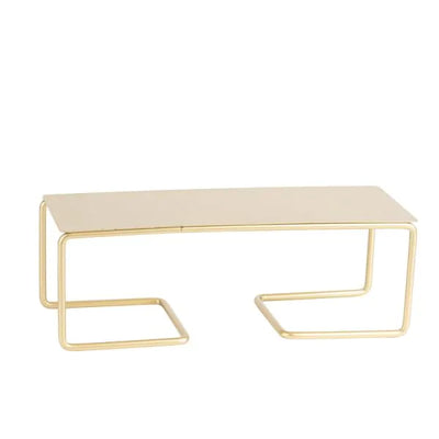 Gold metal cake stand