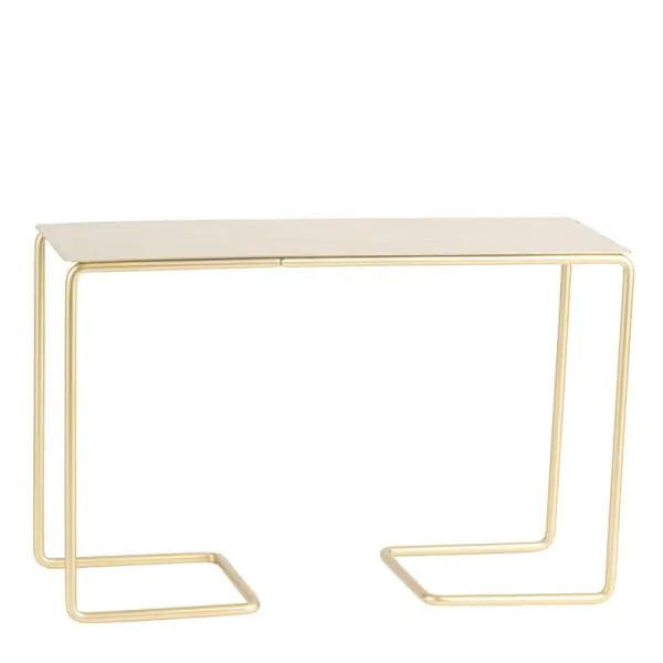 Gold metal cake stand