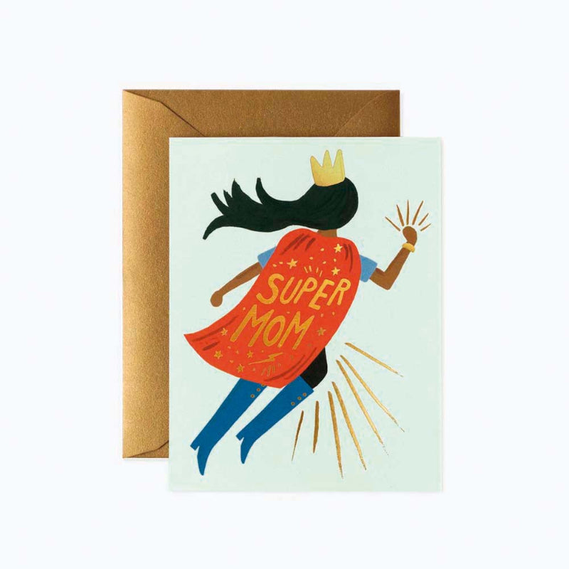Cartão de felicitações Super Mom R. Paper &amp; Co