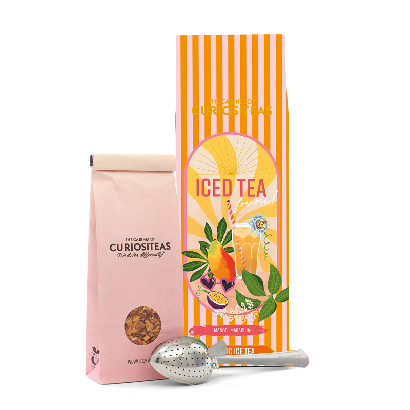Pack regalo Té frio Mango Maracuyah con infusor