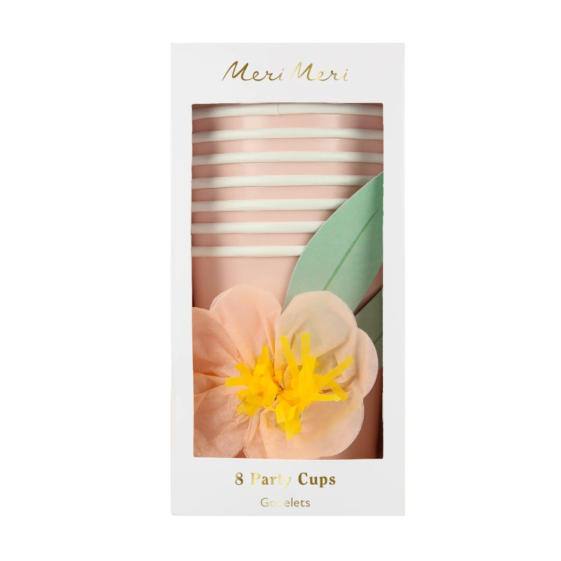 Vasos Paper Flower / 8 uds.