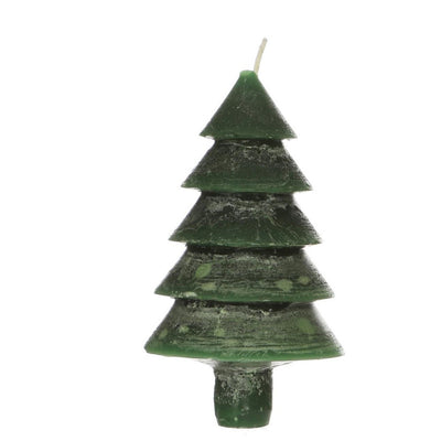 Velas verdes escuras para árvores de Natal