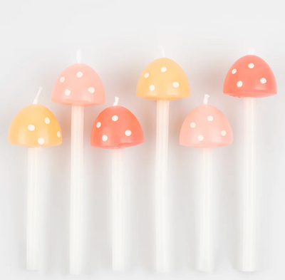Mushroom candles/ 6 pcs.