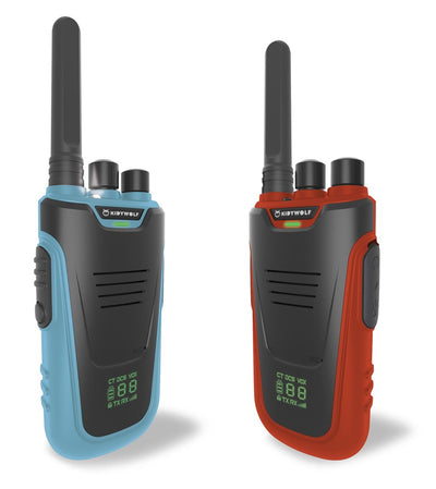 KIDYTALK Walkie-talkie azul y rojo