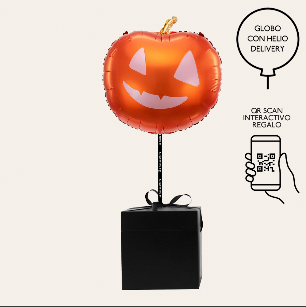 Caixa de tecido de fita inchada de balão de abóbora de Halloween