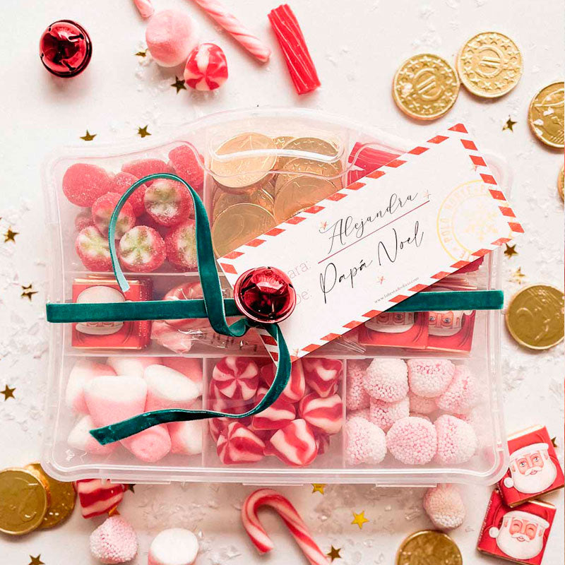 Santa Claus candy and choco suitcase XL