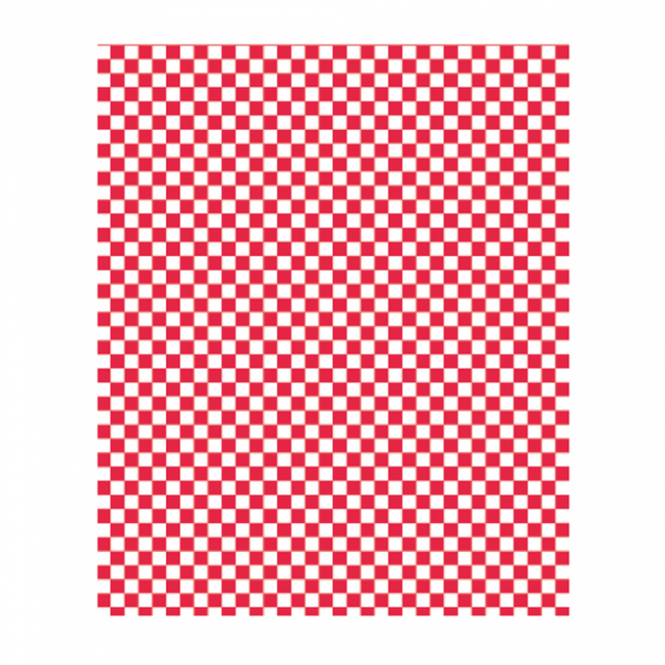 Red checkered sandwich paper / 10 pcs.