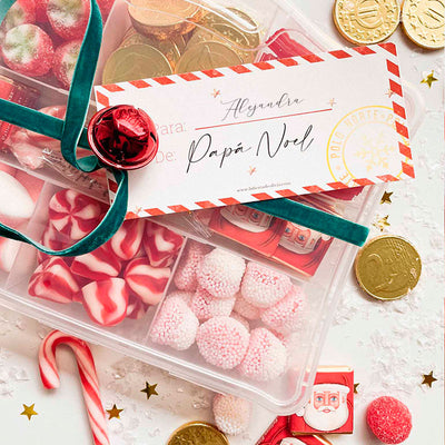 Santa Claus candy and choco suitcase XL