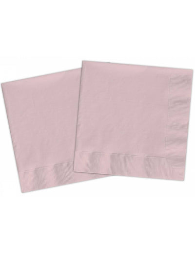 Compostable pastel pink napkin / 20 pcs.