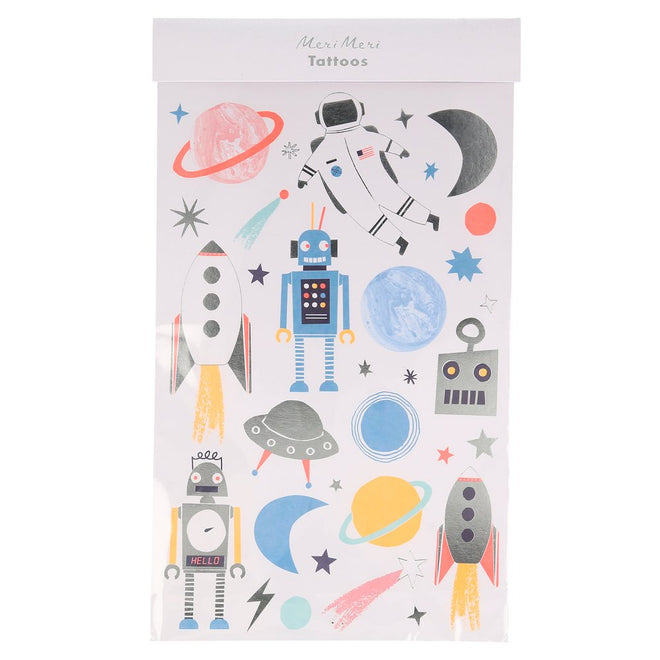 Space XL temporary tattoo