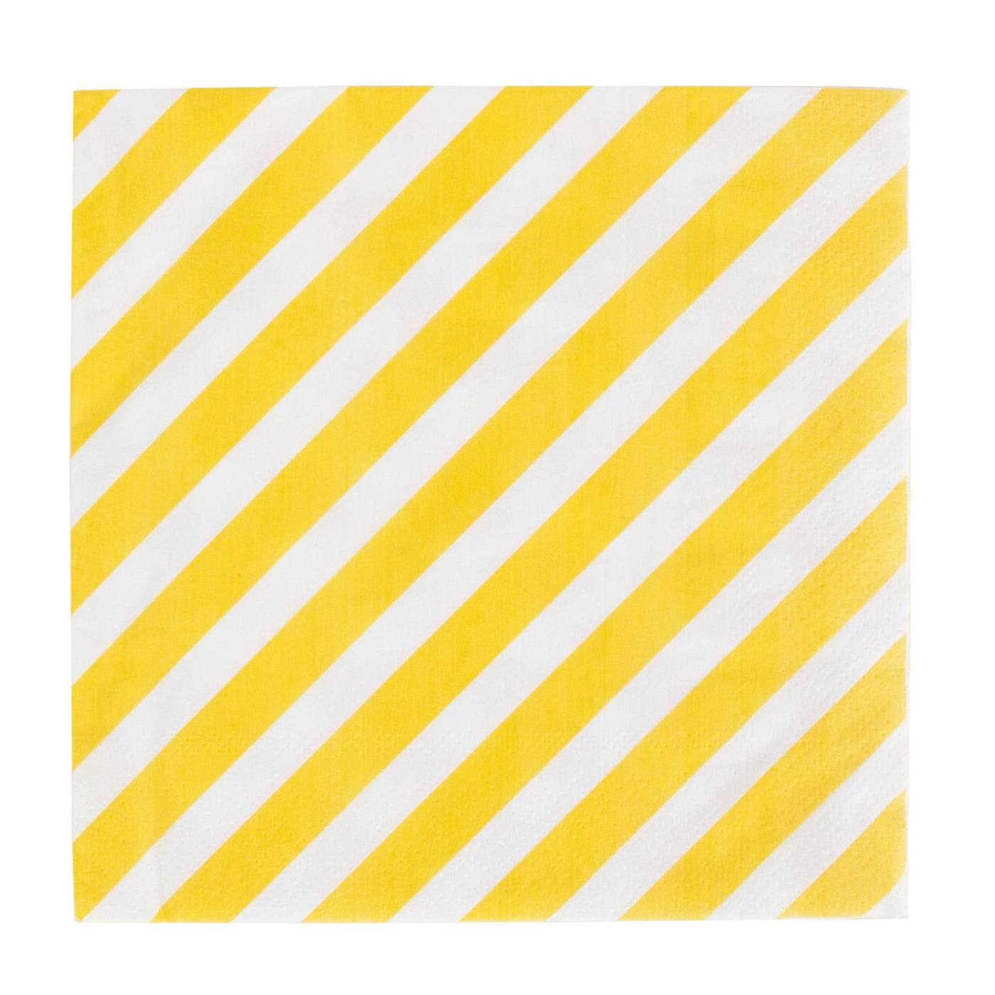 ECO yellow striped napkins / 20 pcs.
