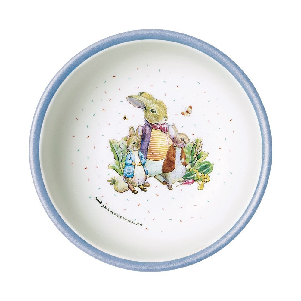 Peter Rabbit blue melamine bowl
