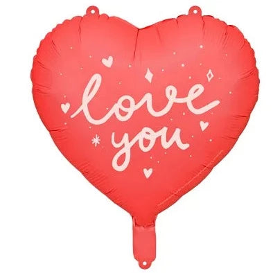 Foil Balloon S Heart Love You