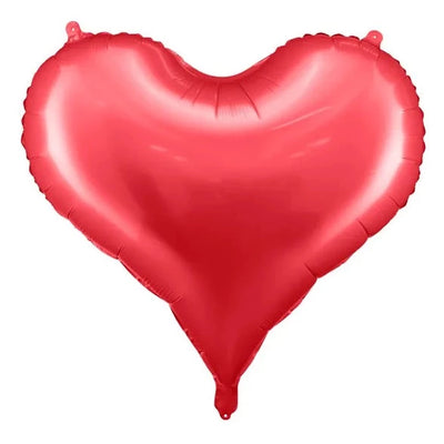 Globo Foil L Corazón Rojo mate