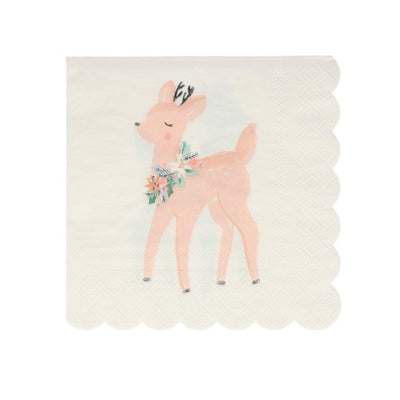 Pastel Deer napkins / 16 pcs.