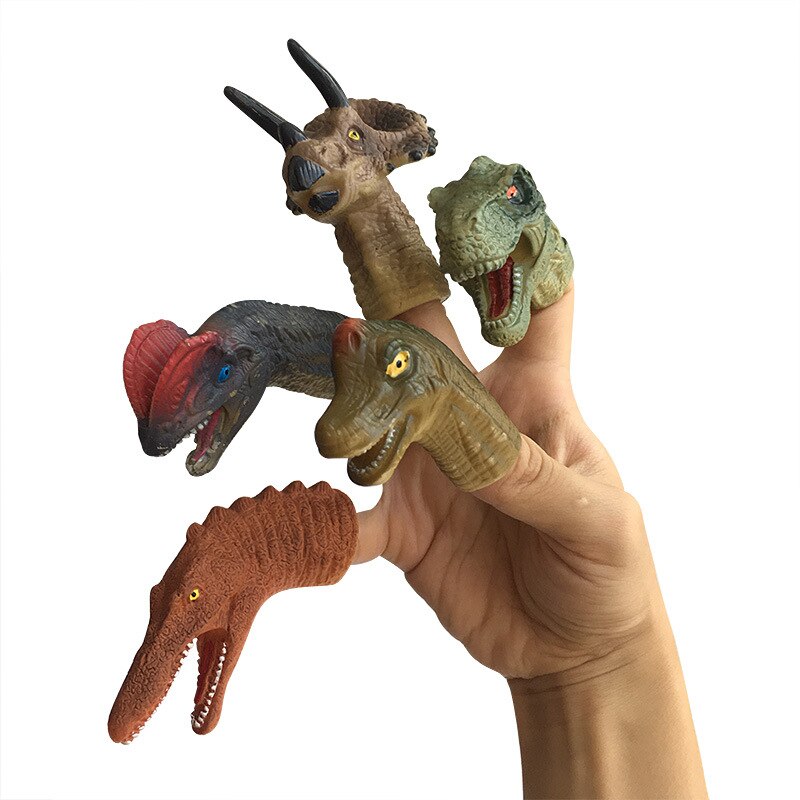 dino finger puppets