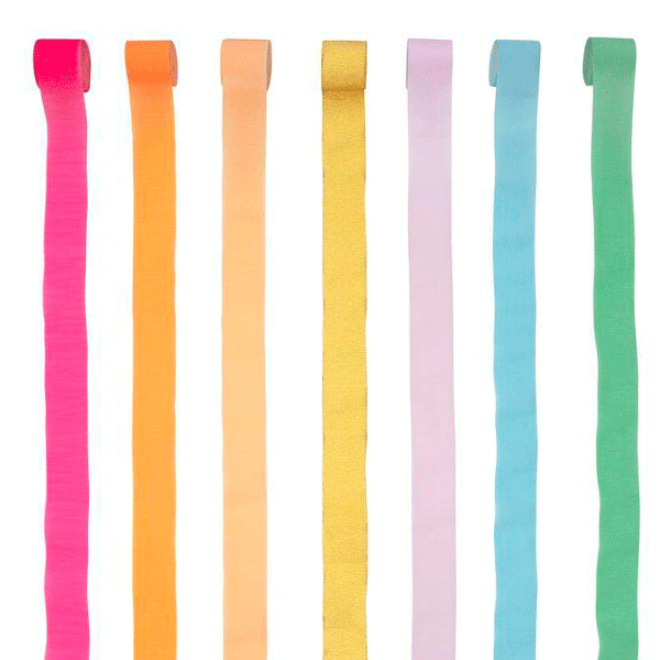 candy mix crepe ribbon kit / 7 units