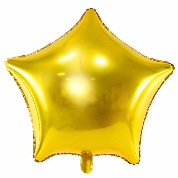 Balão foil estrela dourada XL