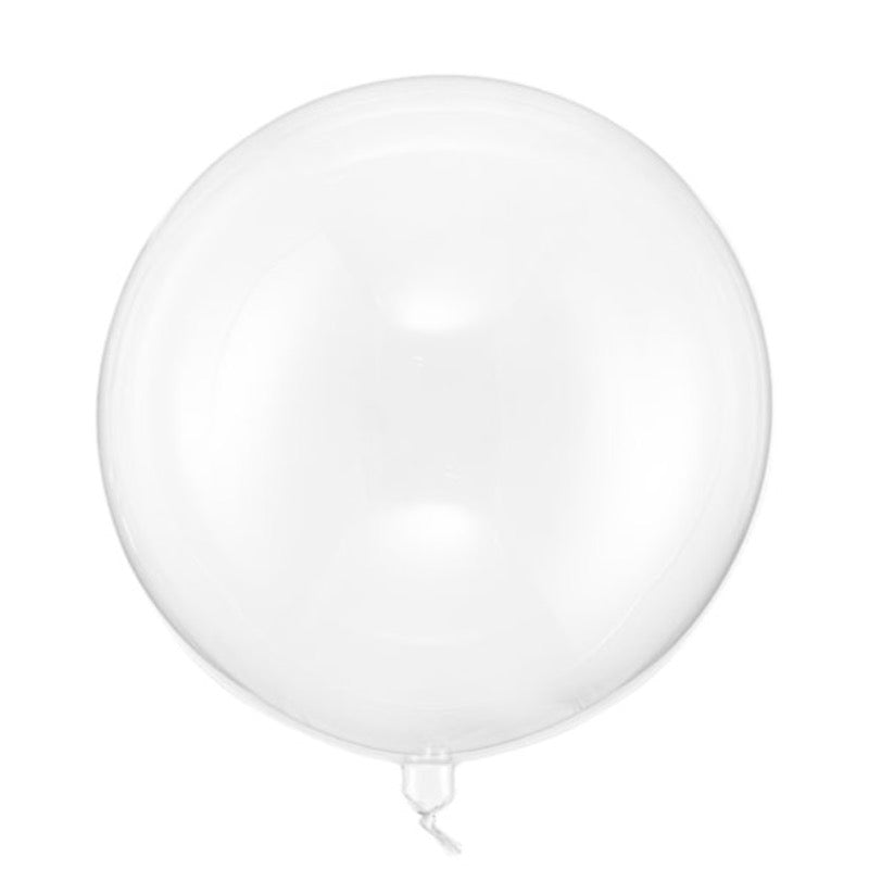 Balão de bolha ecológica insuflado com fita de tecido Wow Box