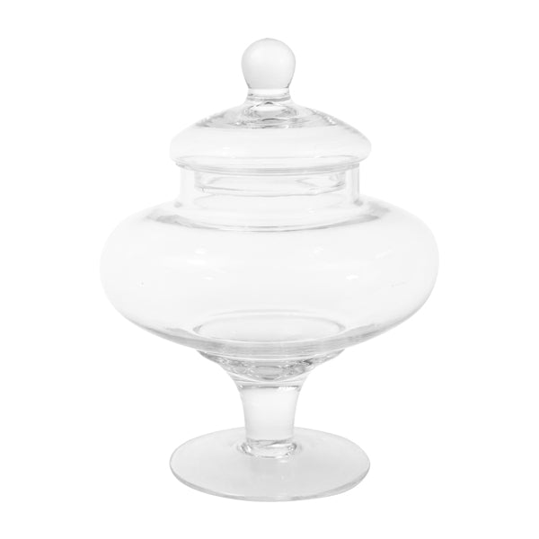 Round crystal candy dish